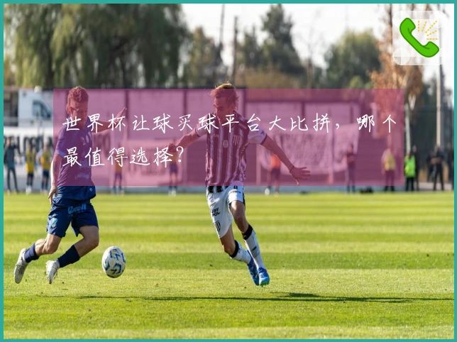 世界杯让球买球平台大比拼，哪个最值得选择？